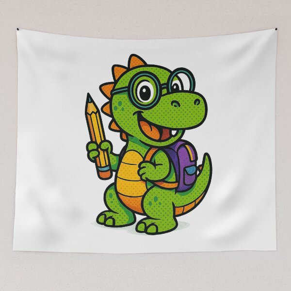 Item preview, Smart Dino Back to School  designed and sold by Uglyandcute.