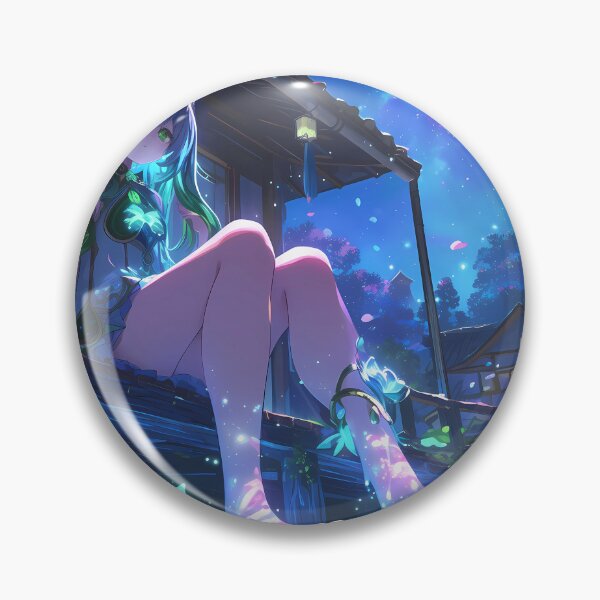 Item preview, Nahida Genshin Impact Game Dendro Pier Wisteria Serenity designed and sold by mildaclairmo.