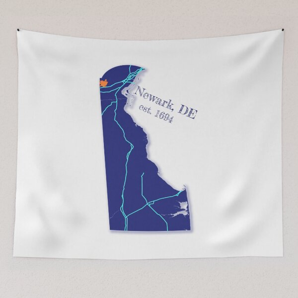 Item preview, Newark, DE [Blue] designed and sold by PhilbonianDezin.