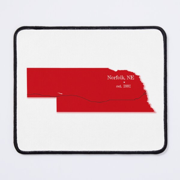 Item preview, Norfolk, NE [Red] designed and sold by PhilbonianDezin.