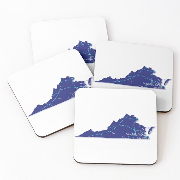 Item preview, Norfolk, VA [Blue] designed and sold by PhilbonianDezin.