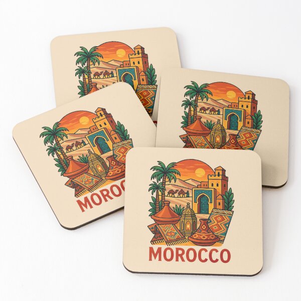 Item preview, Morocco - Marrakesh Markets & Desert Vibes designed and sold by Myra365Art.