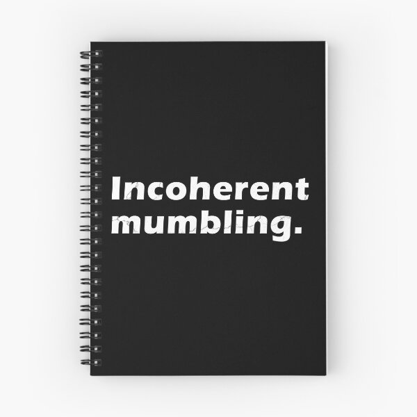 Item preview, incoherent mumbling text with crack texture designed and sold by astriebatik.