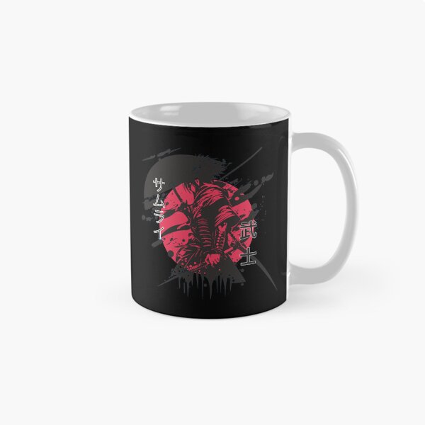 Item preview, Ronin Eclipse - Samurai Warrior in Crimson Moonlight designed and sold by ConfuseLab Shop.