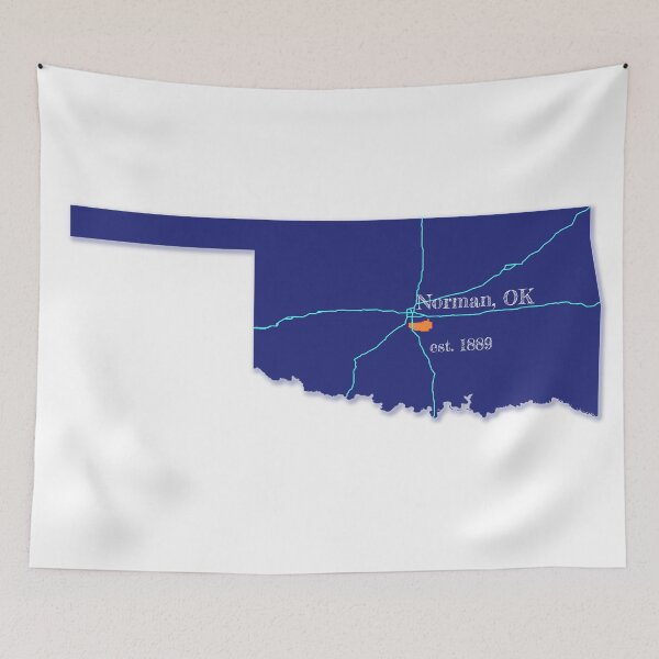 Item preview, Norman, OK [Blue] designed and sold by PhilbonianDezin.