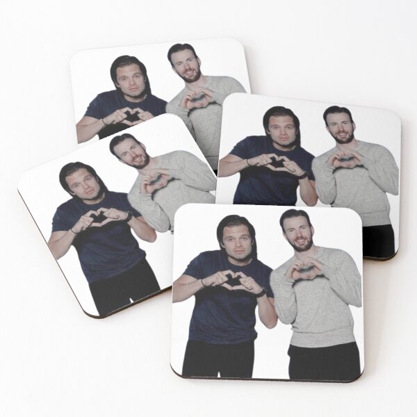 Item preview, Sebastian Stan & Chris Evans Heart designed and sold by LittleTurtle17.