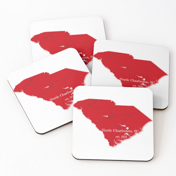 Item preview, North Charleston, SC [Red] designed and sold by PhilbonianDezin.