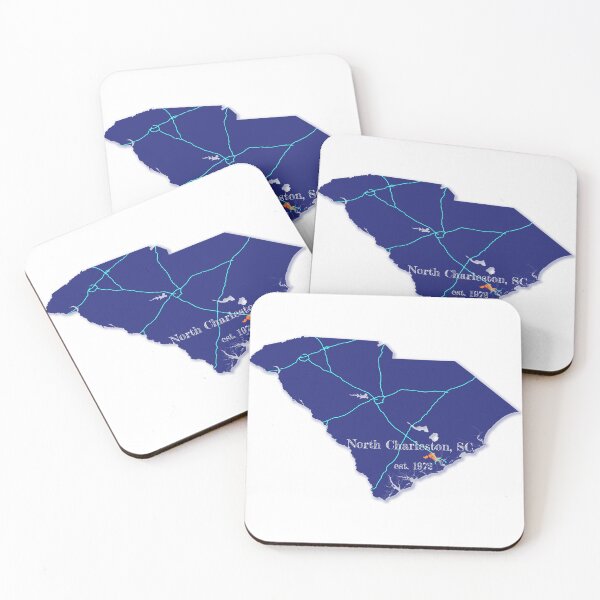 Item preview, North Charleston, SC [Blue] designed and sold by PhilbonianDezin.