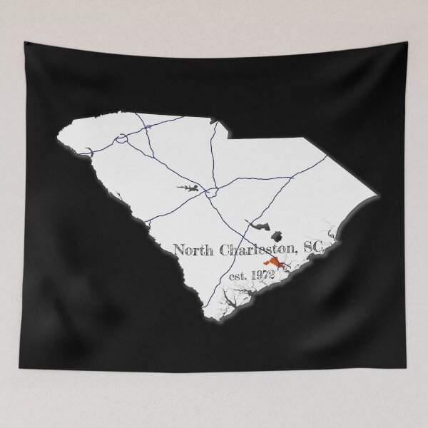 Item preview, North Charleston, SC [White] designed and sold by PhilbonianDezin.