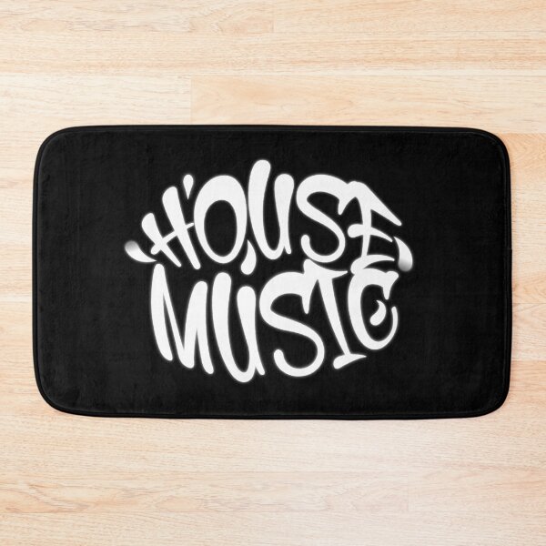 Item preview, HOUSE MUSIC  - Graffiti Spray Tag (White)  designed and sold by Discothreadz.
