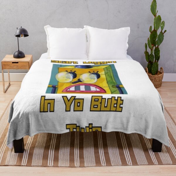 Item preview, Spongebob Start Diggin In Yo Butt Twin Meme v3 designed and sold by dakkyDZNS.