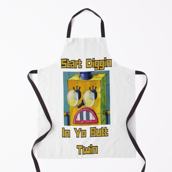 Item preview, Spongebob Start Diggin In Yo Butt Twin Meme v3 designed and sold by dakkyDZNS.
