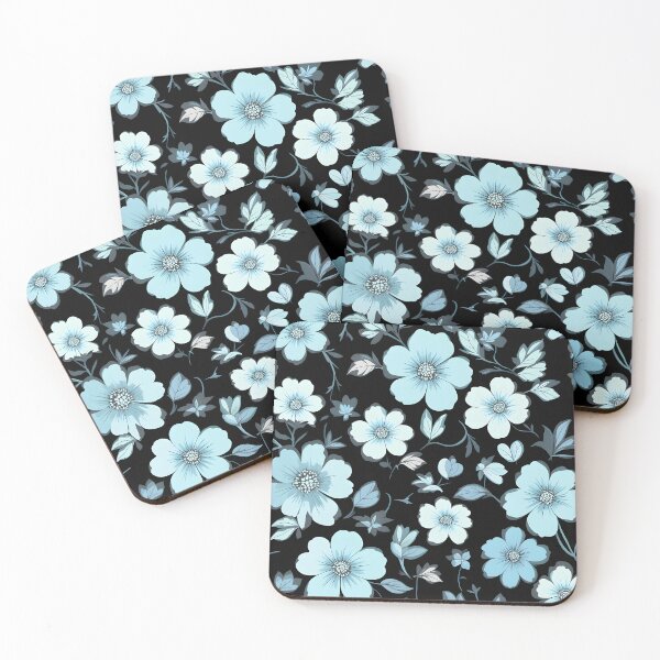 Item preview, Blue Floral Pattern designed and sold by JiffyGirls.