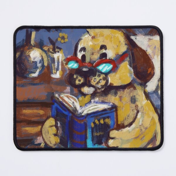 Item preview, dog reading before sleep designed and sold by guilhernunes.
