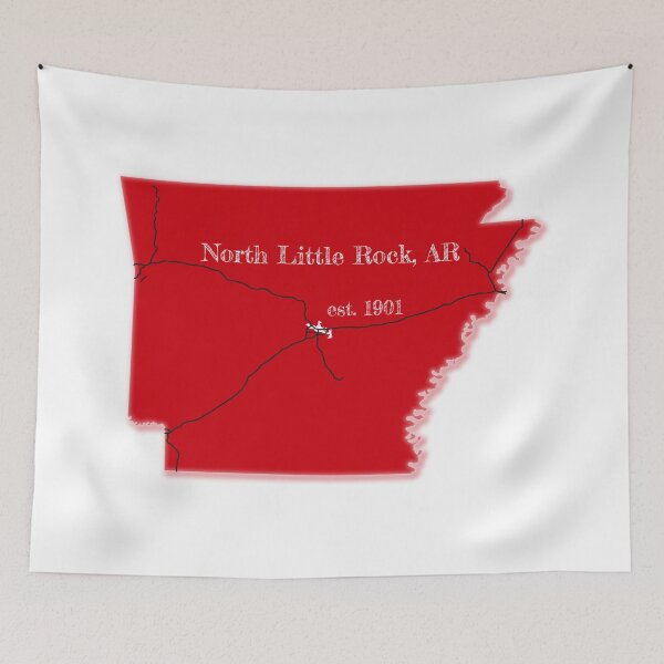 Item preview, North Little Rock, AR [Red] designed and sold by PhilbonianDezin.