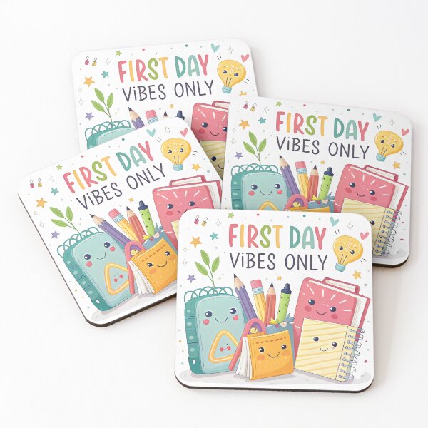 Item preview, first day vibes only back to school school supplies designed and sold by GogoGrove.