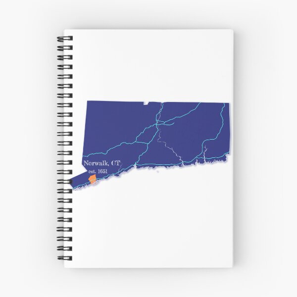 Item preview, Norwalk, CT [Blue] designed and sold by PhilbonianDezin.