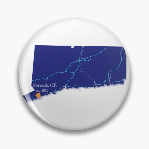 Item preview, Norwalk, CT [Blue] designed and sold by PhilbonianDezin.