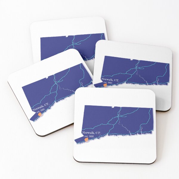 Item preview, Norwalk, CT [Blue] designed and sold by PhilbonianDezin.