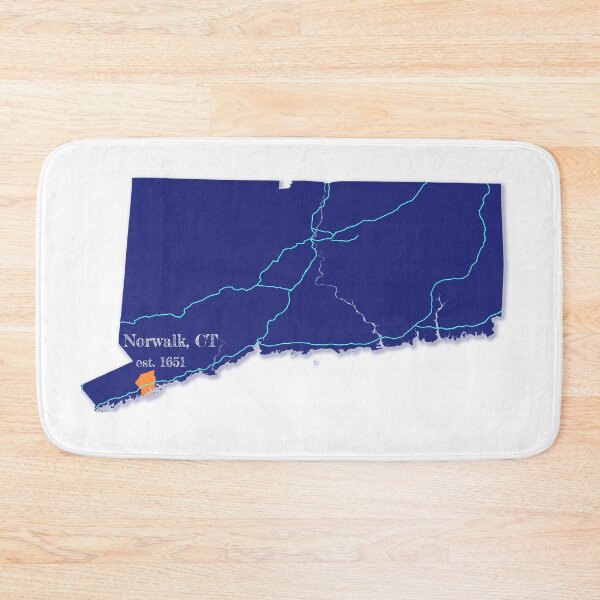 Item preview, Norwalk, CT [Blue] designed and sold by PhilbonianDezin.