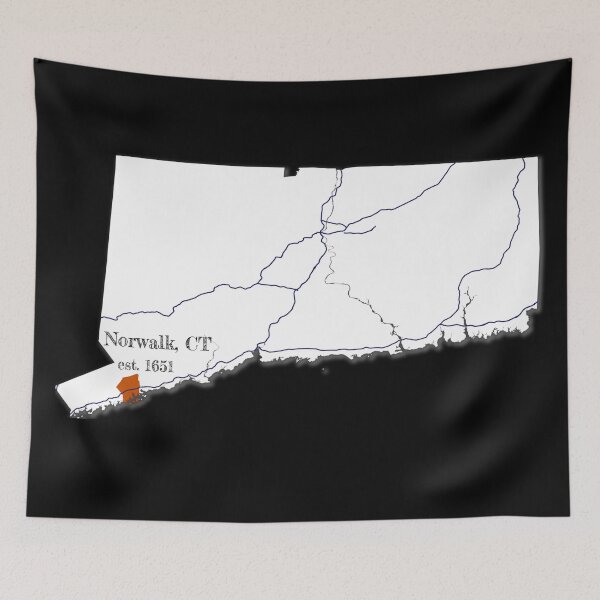 Item preview, Norwalk, CT [White] designed and sold by PhilbonianDezin.