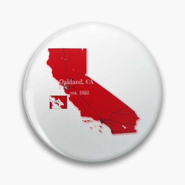 Item preview, Oakland, CA [Red] designed and sold by PhilbonianDezin.