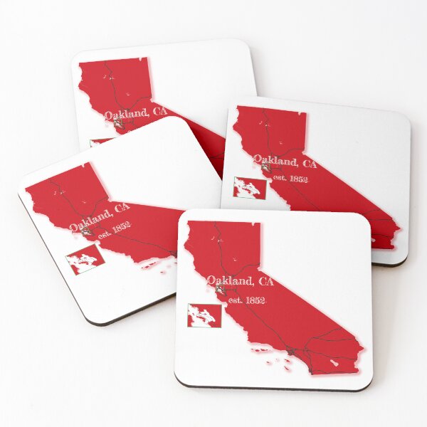 Item preview, Oakland, CA [Red] designed and sold by PhilbonianDezin.