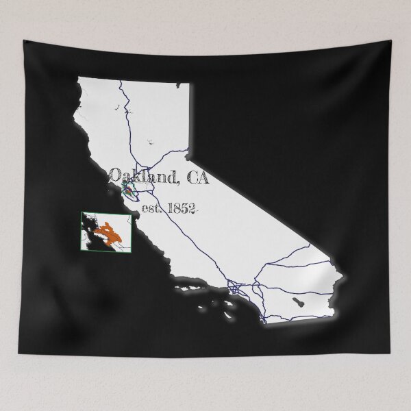 Item preview, Oakland, CA [White] designed and sold by PhilbonianDezin.