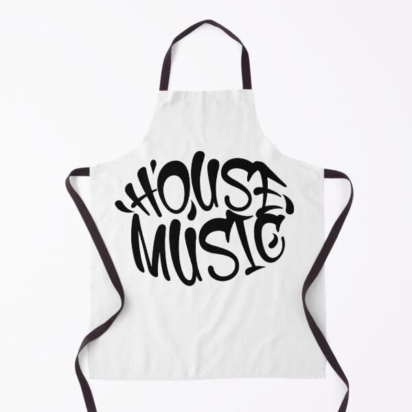 Item preview, HOUSE MUSIC  - Graffiti Spray Tag (Black)  designed and sold by Discothreadz.