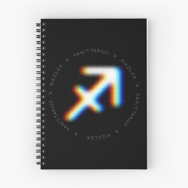Item preview, Sagittarius Glitch – Expansive Halftone Zodiac Symbol in Motion designed and sold by H Jonas.