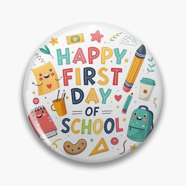 Item preview, happy first day of school designed and sold by GogoGrove.