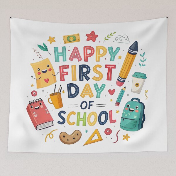 Item preview, happy first day of school designed and sold by GogoGrove.
