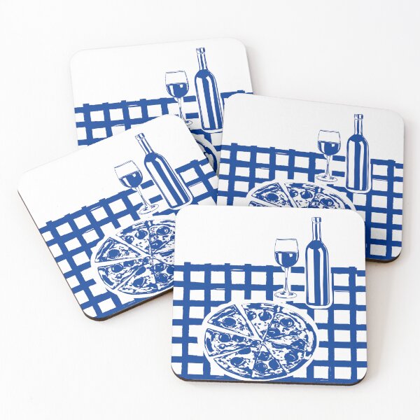 Item preview, Pizza and Wine Party designed and sold by MaiZephyr.
