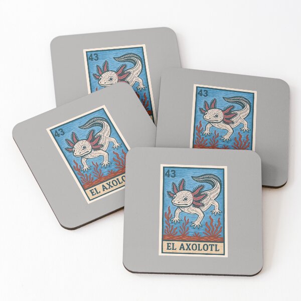 Item preview, Mexican Lottery Card 43 El Axolotl designed and sold by retrographics.