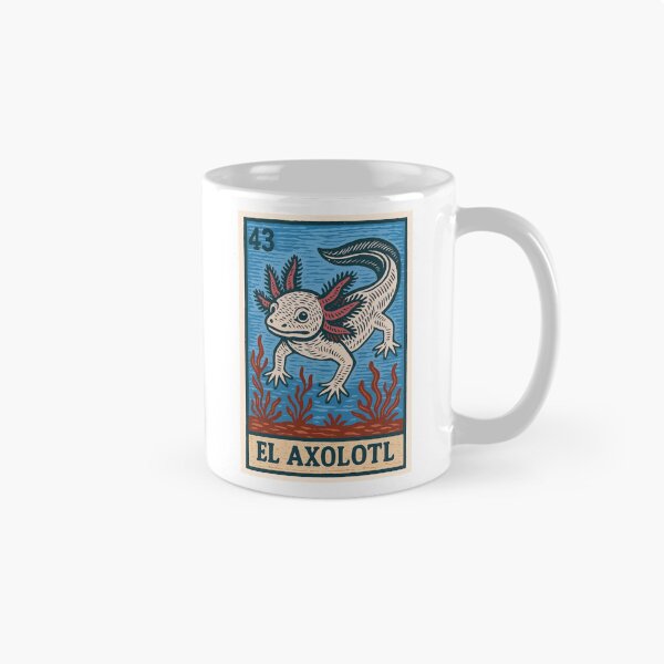Item preview, Mexican Lottery Card 43 El Axolotl designed and sold by retrographics.