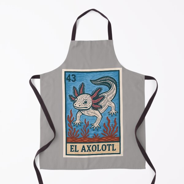 Item preview, Mexican Lottery Card 43 El Axolotl designed and sold by retrographics.
