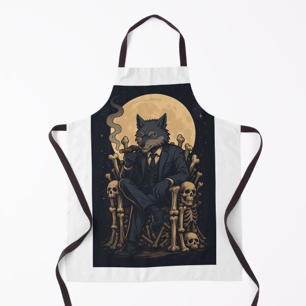 Item preview, Alpha of the Night: Smoking Wolf King designed and sold by MSenaArt.