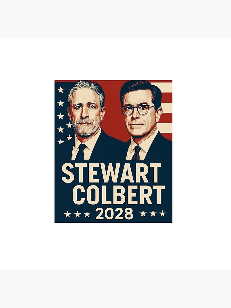 Thumbnail 3 of 3, Pin, Stewart Colbert 2028 Election Campaign designed and sold by Dsamantha.