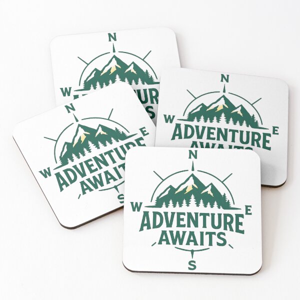 Item preview, Adventure Awaits - Mountain Travel Graphic designed and sold by bobscraze.