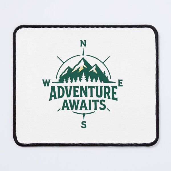 Item preview, Adventure Awaits - Mountain Travel Graphic designed and sold by bobscraze.