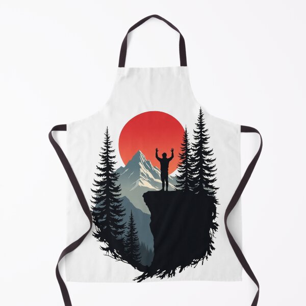 Item preview, Conquer the Peak - Nature Adventure T-Shirt designed and sold by Illustrator Bhaiya.