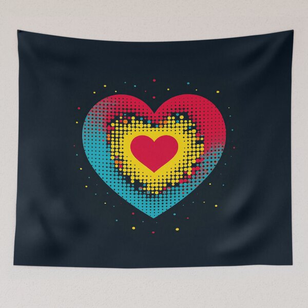 Item preview, Minimal Pop Art Heart Icon designed and sold by Windy-market.