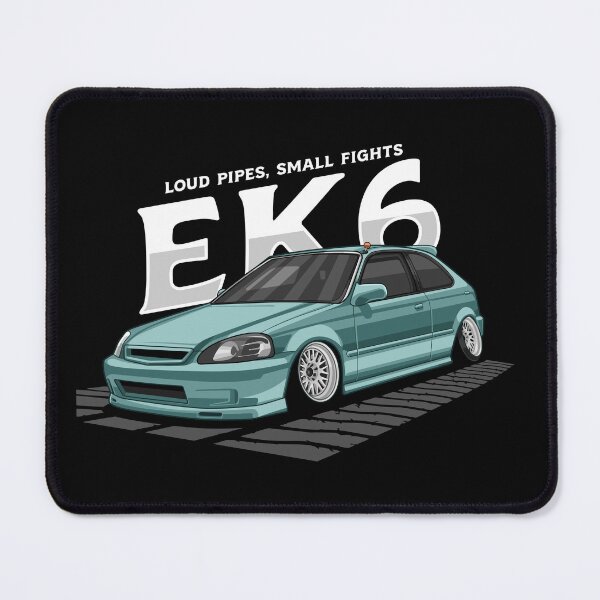 Item preview, Cartoon Style Civic EK6 Japanese Car designed and sold by TrilogyMerch.