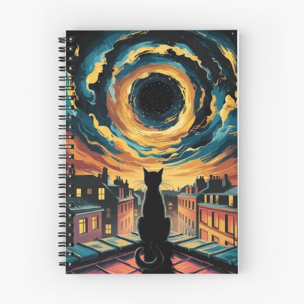 Item preview, Cosmic Cat – Watching the Spiral of Dreams designed and sold by JayceTucker89.