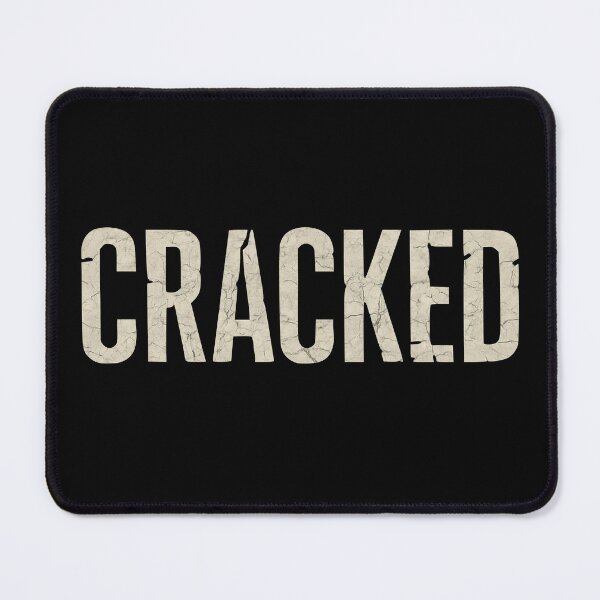Item preview, CRACKED – Bold Digital Glitch Word Art designed and sold by PrescribedPeace.