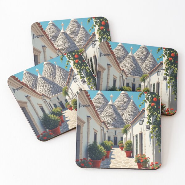 Item preview, Alberobello Travel Poster, Perfect Gift for Travel Enthusiasts, Vintage Style Wall Art, Italy art for home decor, Alberobello print. Sticker designed and sold by Thegalleryshop1.