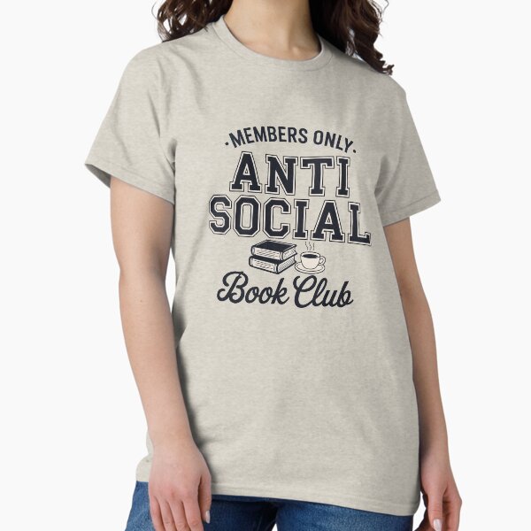 Item preview, Anti Social Book Club designed and sold by Love Between Pages.