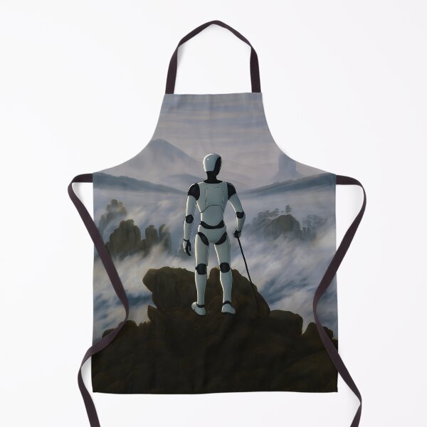 Item preview, Robot Wanderer Above the Sea of Fog designed and sold by StoryWovenCo.