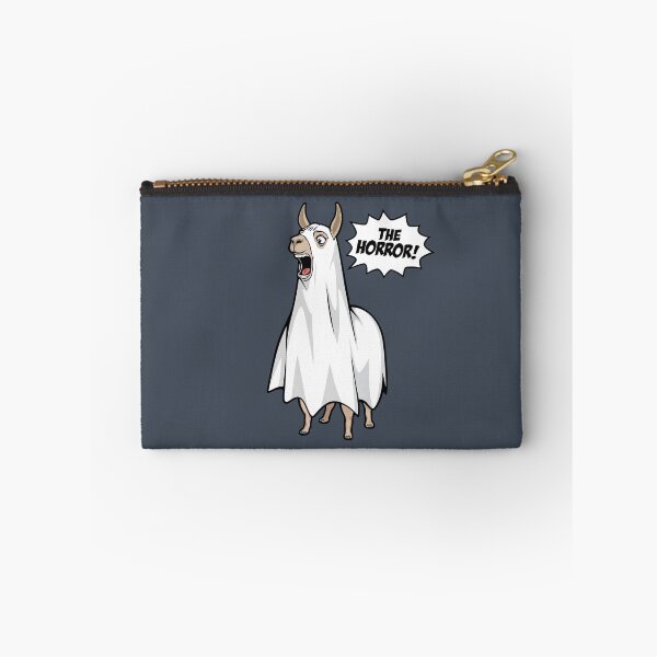 Item preview, Halloween Drama Llama - "The Horror!" Sticker designed and sold by WHITE FANGS.