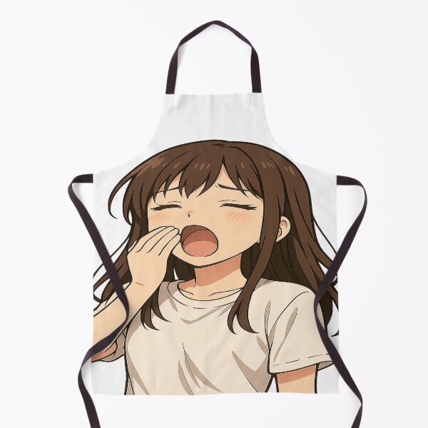 Item preview, yawning anime girl designed and sold by Futured1.